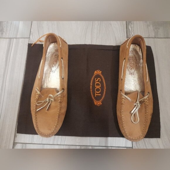 Tod's - Moccasins GOMMINO SUEDE DRIVING LOAFERS - Picture 16 of 16